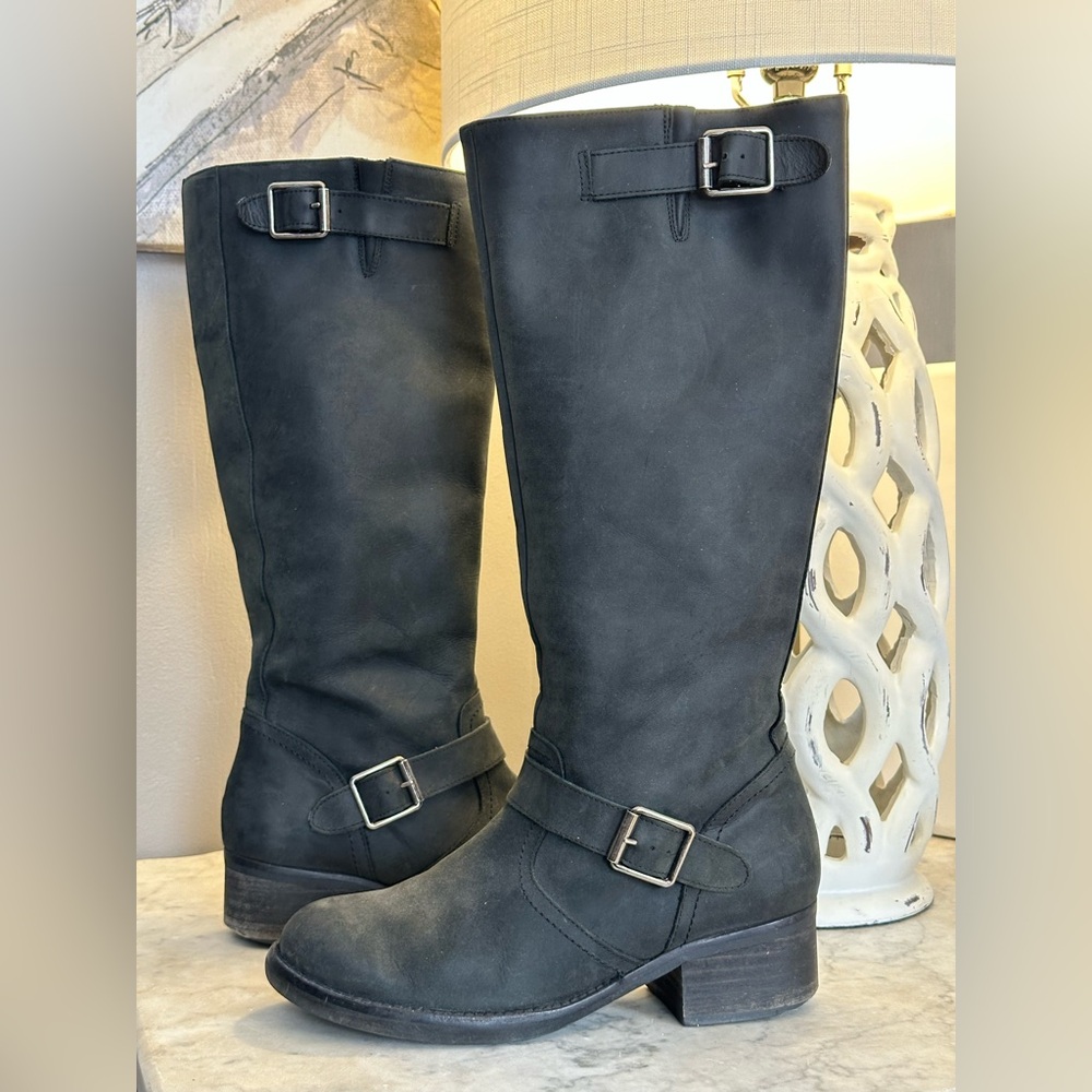 Black Knee-High Boots